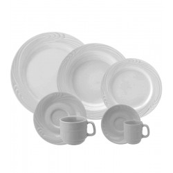 Jogo Para Jantar 42 Pecas Cha e Cafe Waves